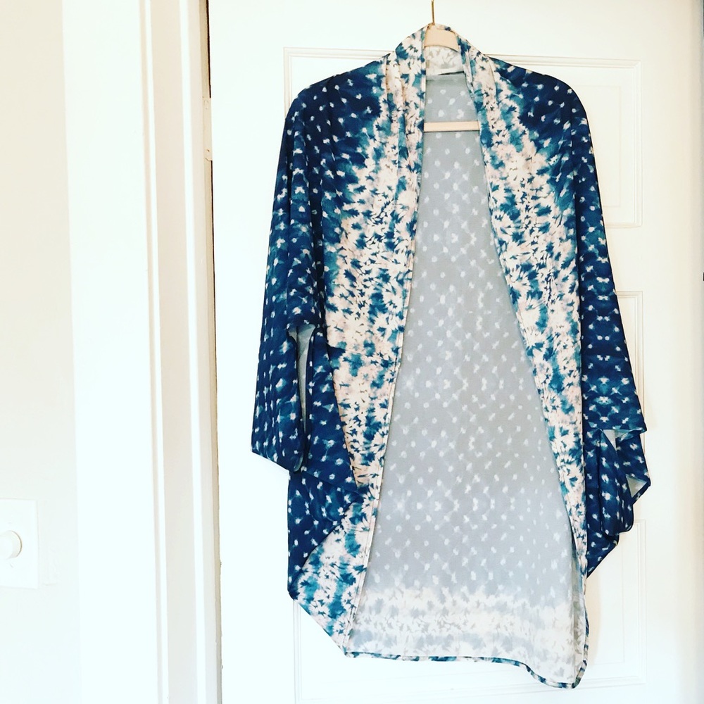 Kimono cardigan cover-up